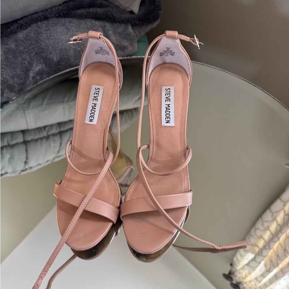 Steve Madden nude High Heel Strappy Heels